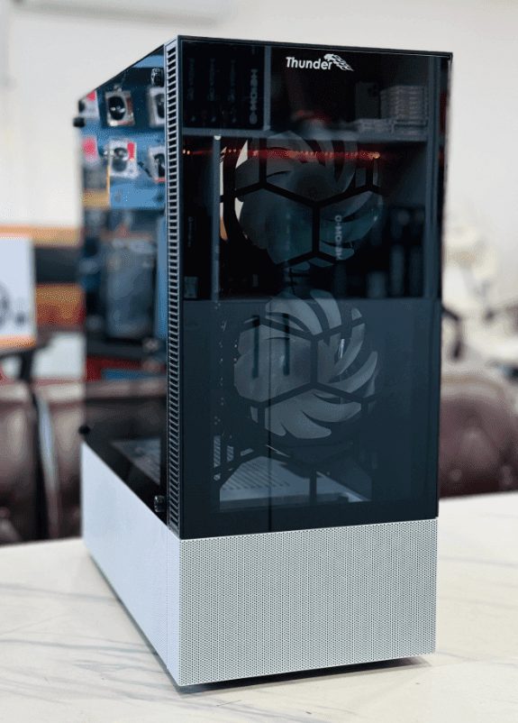 Thunder X-Star TGS-621 / TGC-621 ATX Mid-Tower Gaming Computer Case (Dual Tempered Glass Showcase, 3 Pre-Installed ARGB Fans, High Airflow Layout)