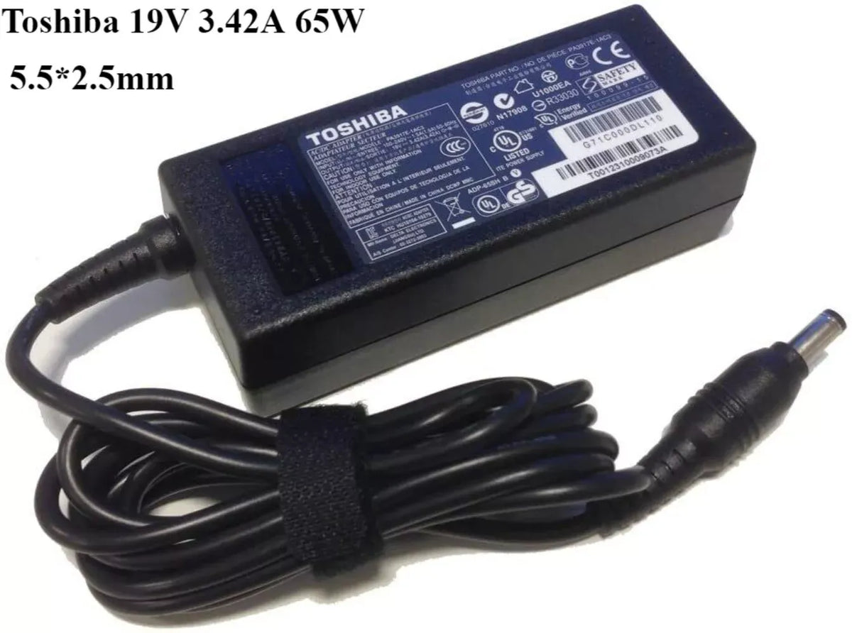 Acer / Toshiba 19V Laptop Power Adapter (19V 3.42A 65W / 19V 4.74A 90W, Standard Barrel Connector, Original Imported Lot)