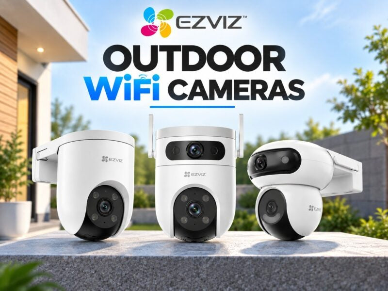 EZVIZ H90 Dual 4MP Dual-Lens Pan & Tilt Wi-Fi Security Camera