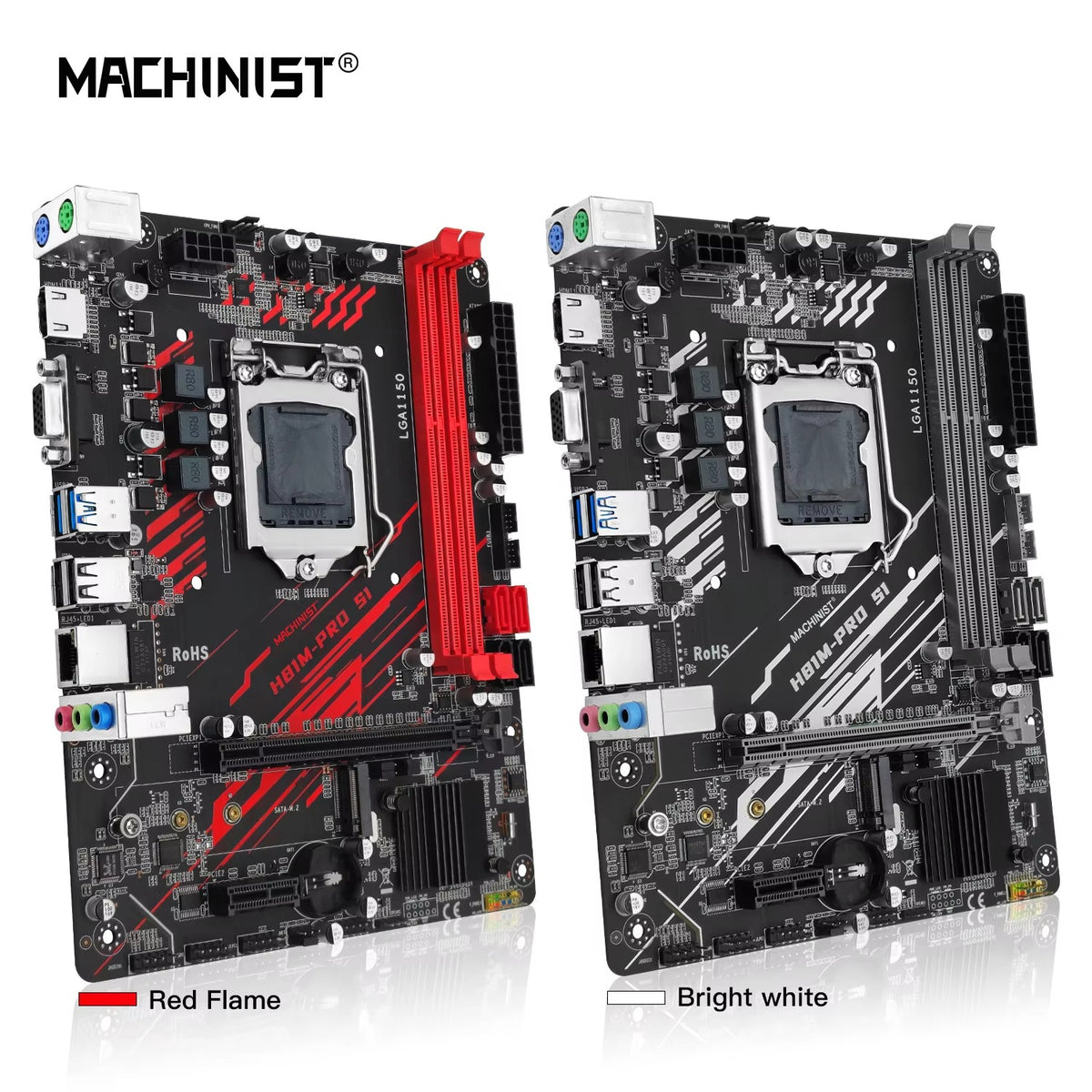 MACHINIST H81 LGA 1150 Micro-ATX Gaming Motherboard (Dual-Channel DDR3, USB 3.0, HDMI/VGA, New China Import)
