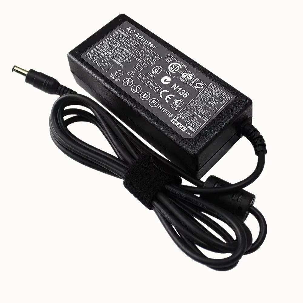Acer / Toshiba 19V Laptop Power Adapter (19V 3.42A 65W / 19V 4.74A 90W, Standard Barrel Connector, Original Imported Lot)