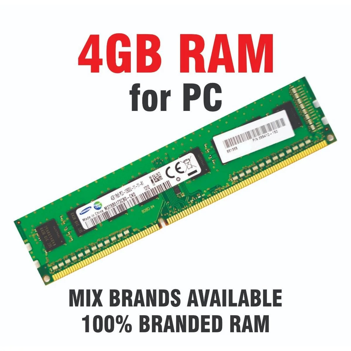 4GB DDR3 Desktop RAM (Used Lot) - 1333MHz / 1600MHz