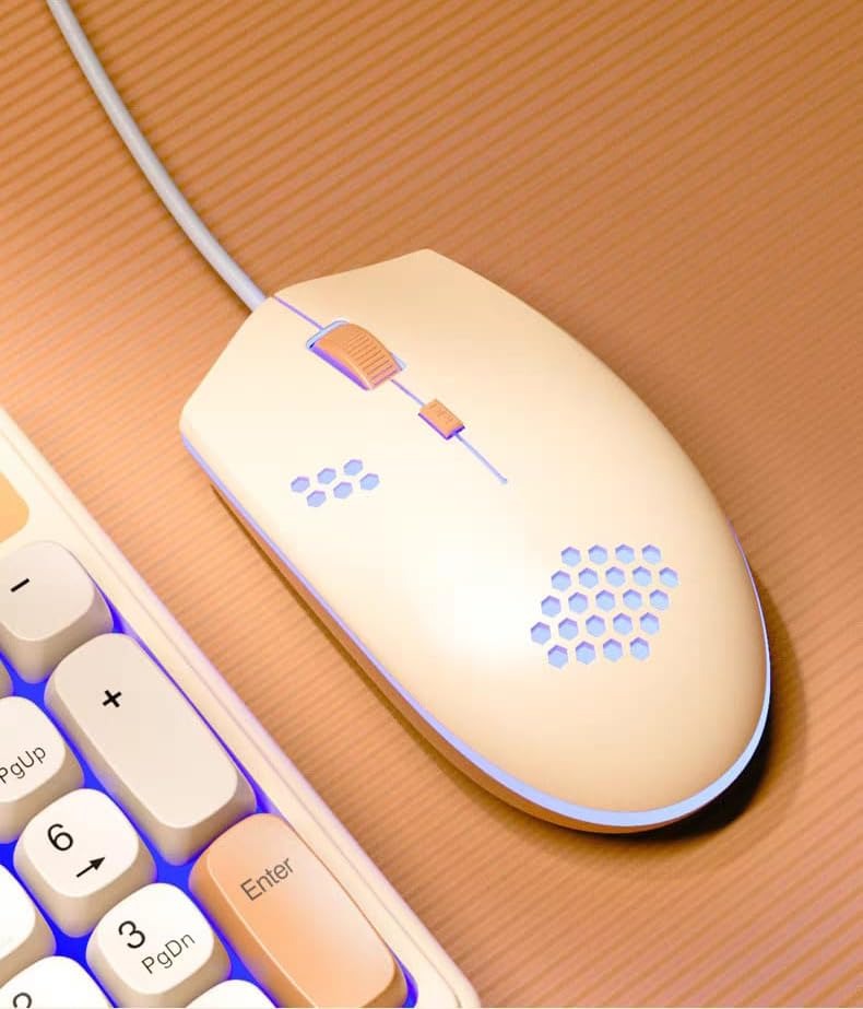 Cougar LB-C01 Wired Gaming Keyboard and Mouse Combo Set (Ergonomic Design, High-Precision Optical Mouse, Imported Lot Stock)
