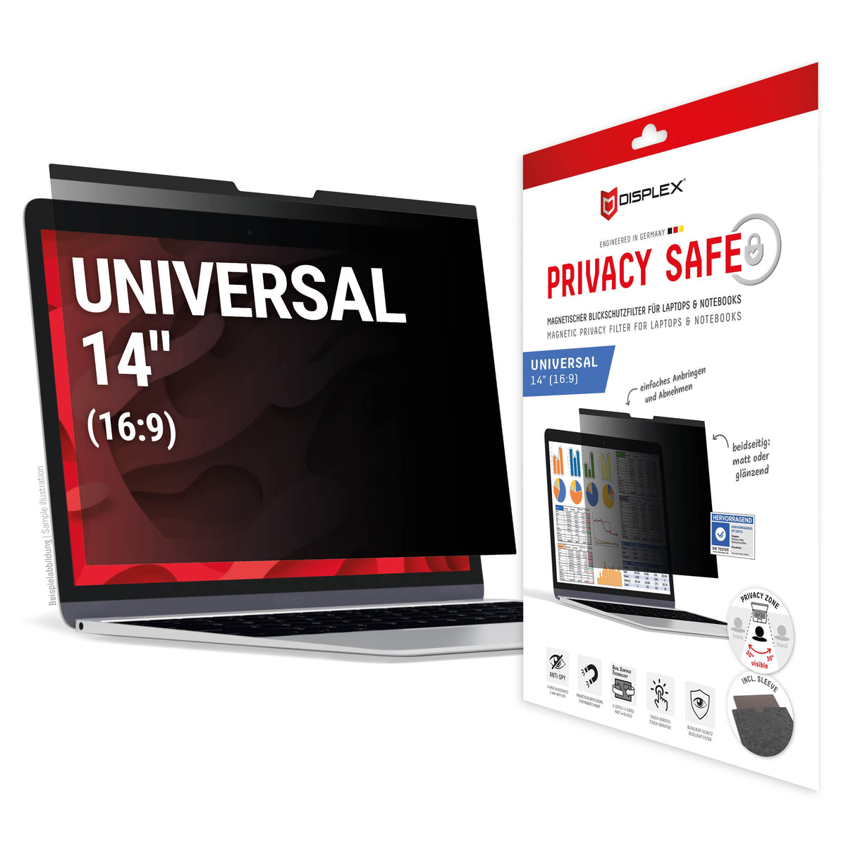 14 Inch and 15.6 Inch Laptop Screen Protector Guard (Anti-Glare / Anti-Scratch)