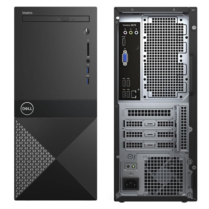 Dell Vostro 3670 Mini Tower Business & Gaming PC (Intel Core i3 / i5 / i7 8th Gen Supported, Branded Refurbished Desktop)