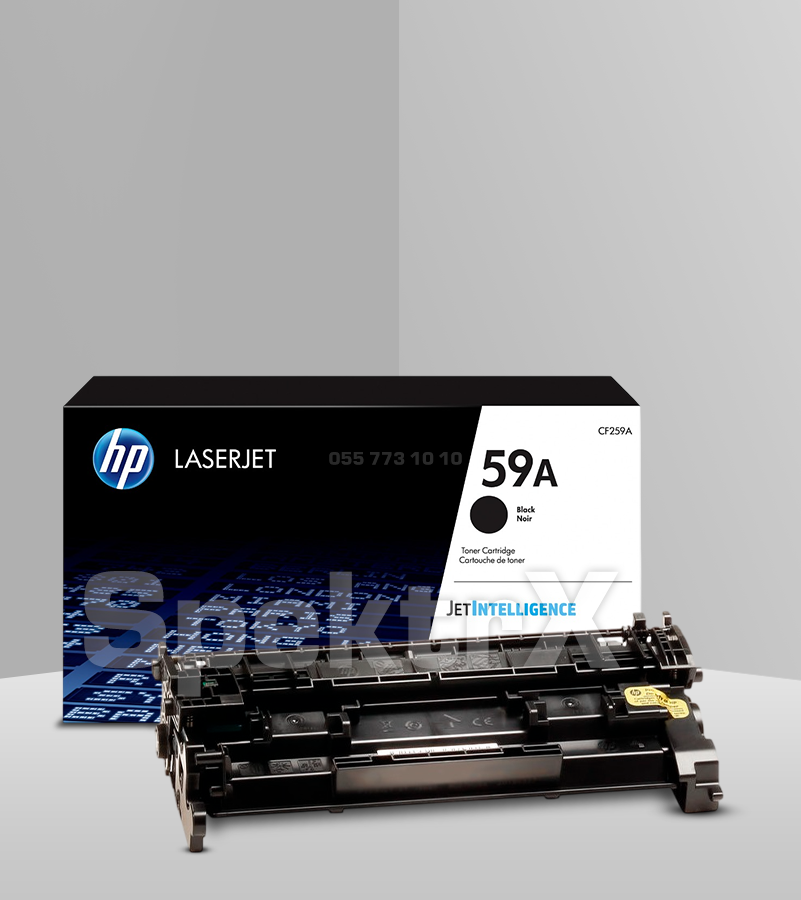 HP 59A (CF259A) Black Laser Printer Toner Cartridge with Counting Chip