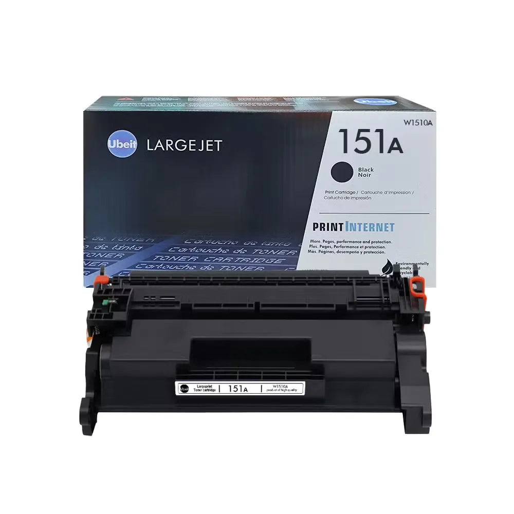 HP 151A (W1510A) Black Laser Printer Toner Cartridge with Counting Chip