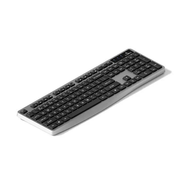 CoolBell KeyMax WBK-01 Dual Mode Wireless & Bluetooth Keyboard (Slim Ergonomic Design, Silent Keys, Multi-Device)