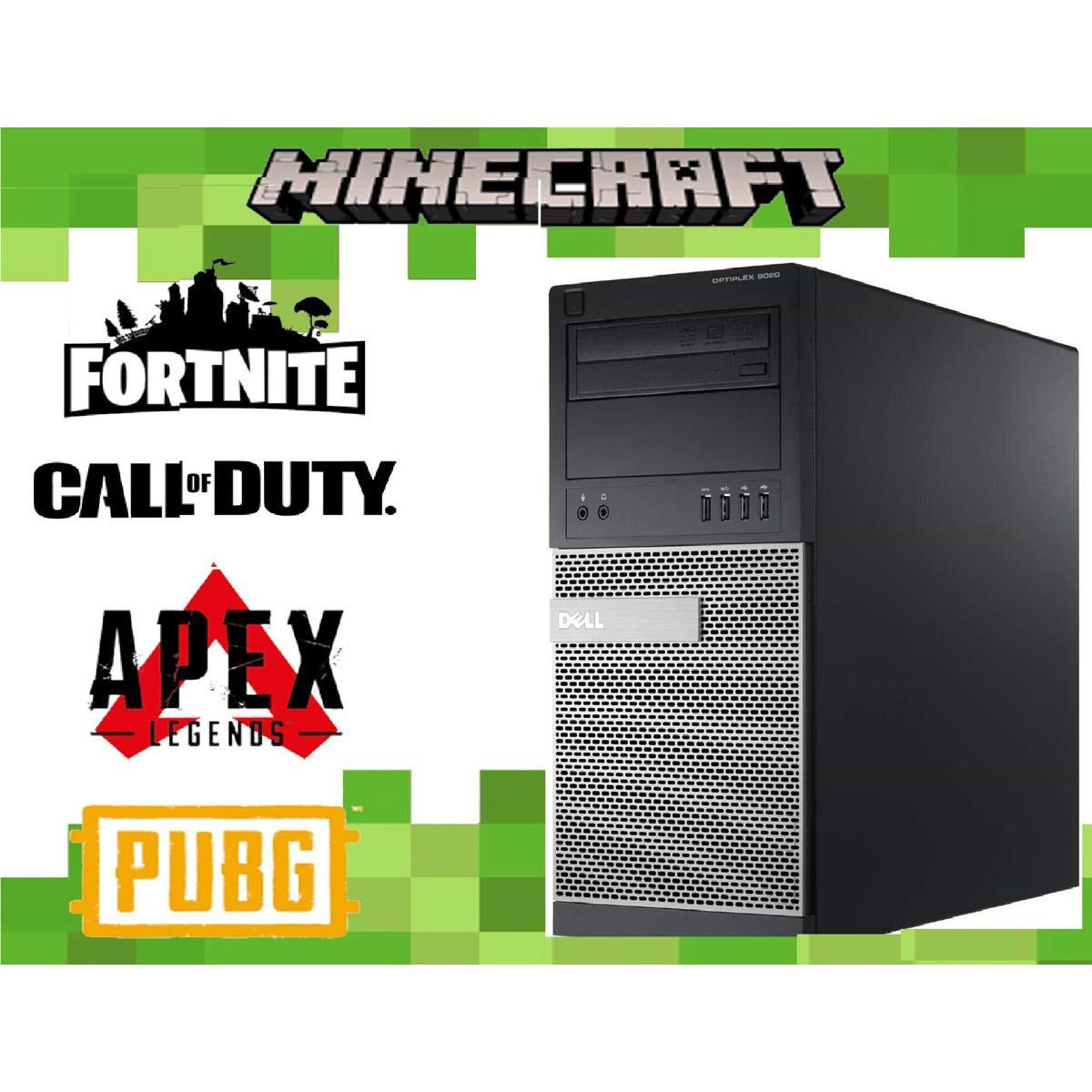 Dell OptiPlex Tower 4th Generation Gaming & Business PC (3020 / 7020 / 9020 Series, Intel 4th Gen Core i3 / i5 / i7, Refurbished)