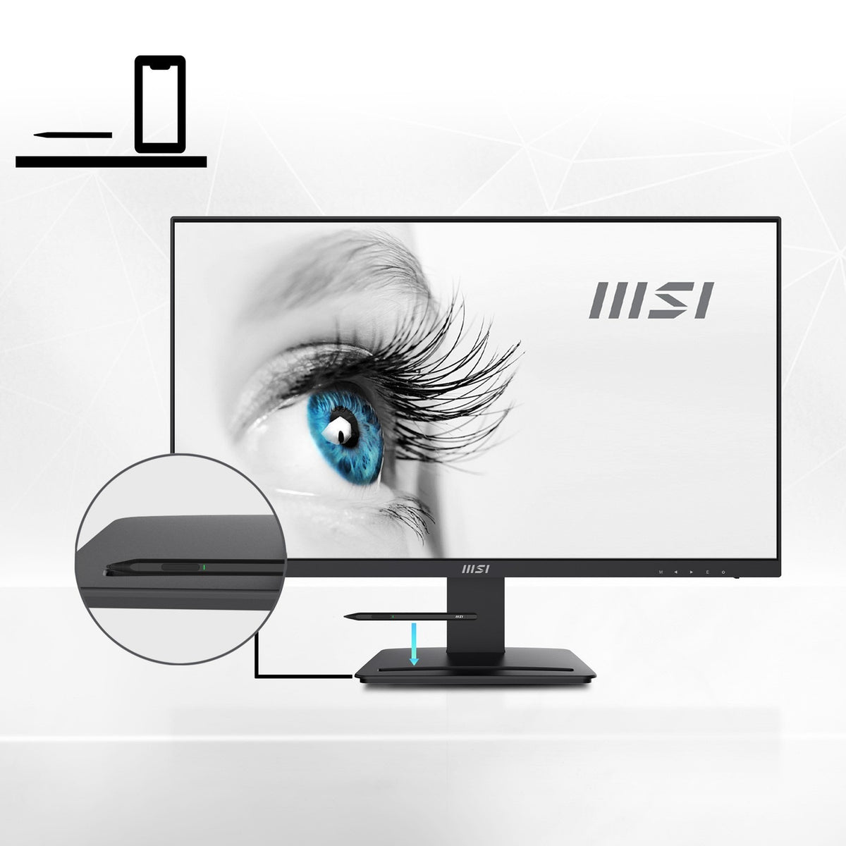 MSI PRO MP273A 27-Inch FHD IPS Productivity Monitor (100Hz Refresh Rate, 1ms MPRT, Built-in Speakers, Eye Care, HDMI / DisplayPort / VGA)