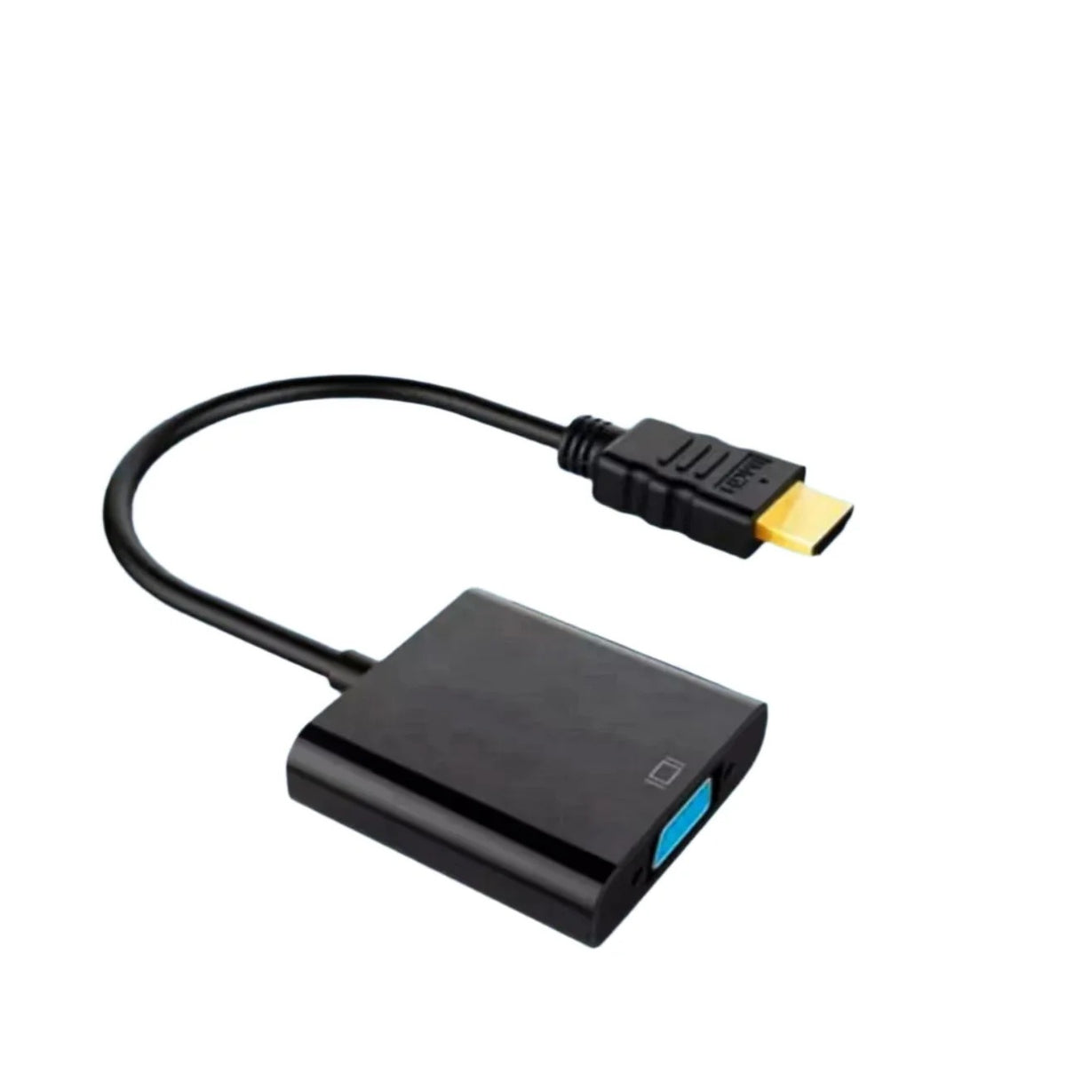 HDMI to VGA Male to Female Converter Adapter Cable for Desktop Graphics Cards (Active DAC Chipset, Plug & Play Display Adapter)