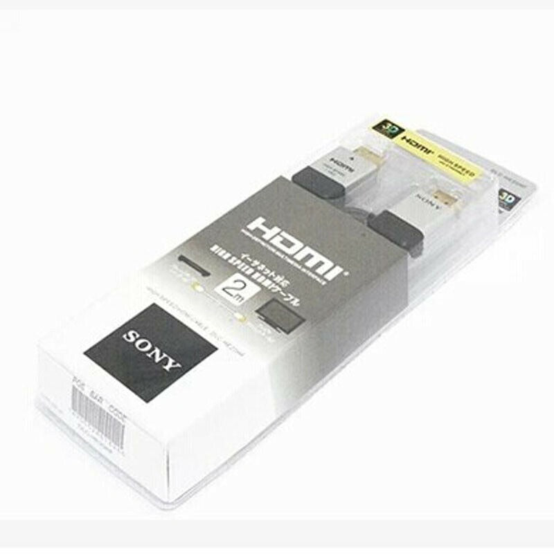 Sony 4K High-Speed HDMI Cable (2 Meter, Premium Braided, 18Gbps, Gold-Plated Connectors)