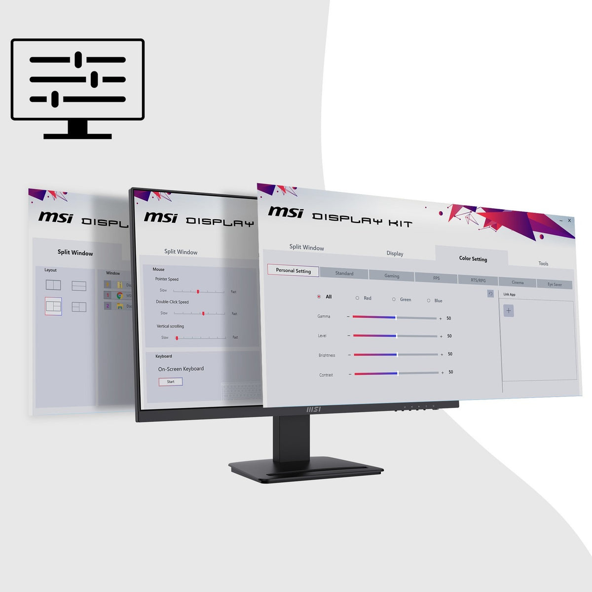 MSI PRO MP273A 27-Inch FHD IPS Productivity Monitor (100Hz Refresh Rate, 1ms MPRT, Built-in Speakers, Eye Care, HDMI / DisplayPort / VGA)