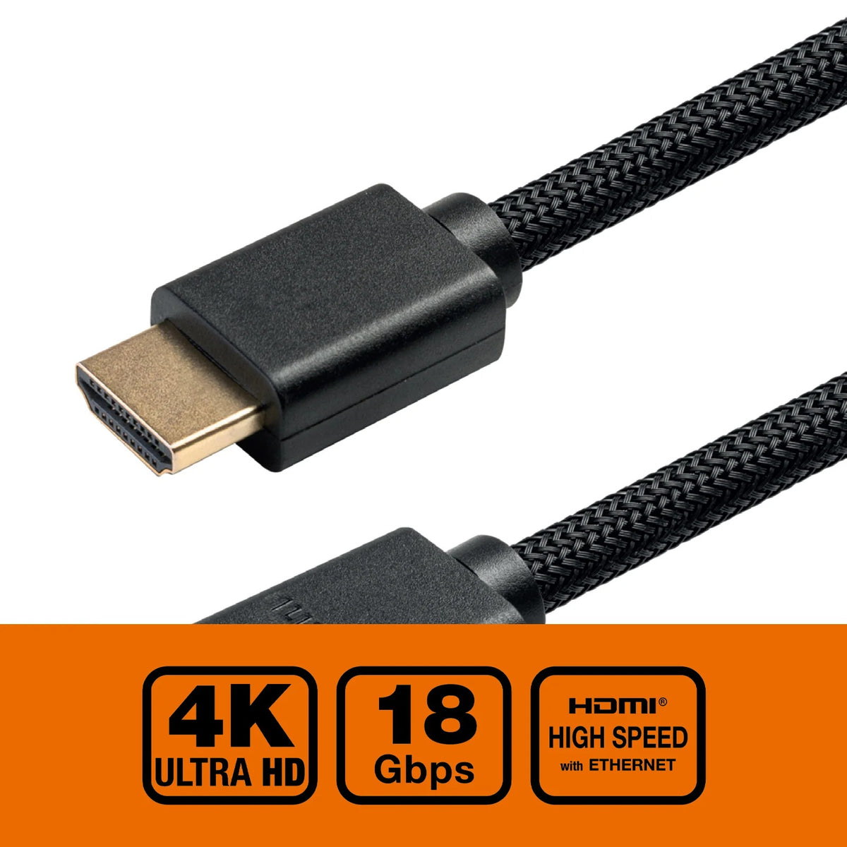 4K High-Speed HDMI Cable (3 Meter, 2.0 Ultra HD, 18Gbps,)