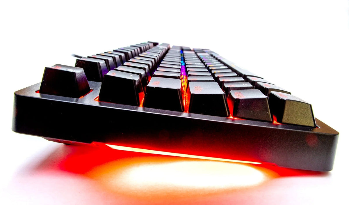 Marvo KG954 Full Size Mechanical Gaming Keyboard (Rainbow Backlight, Mechanical Switches, Double-Shot Keycaps)
