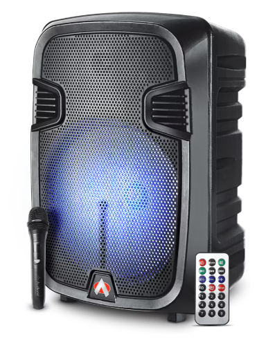 Audionic Mehfil MH-712 Plus 12-Inch Portable Bluetooth Trolley Speaker with Wireless Mic