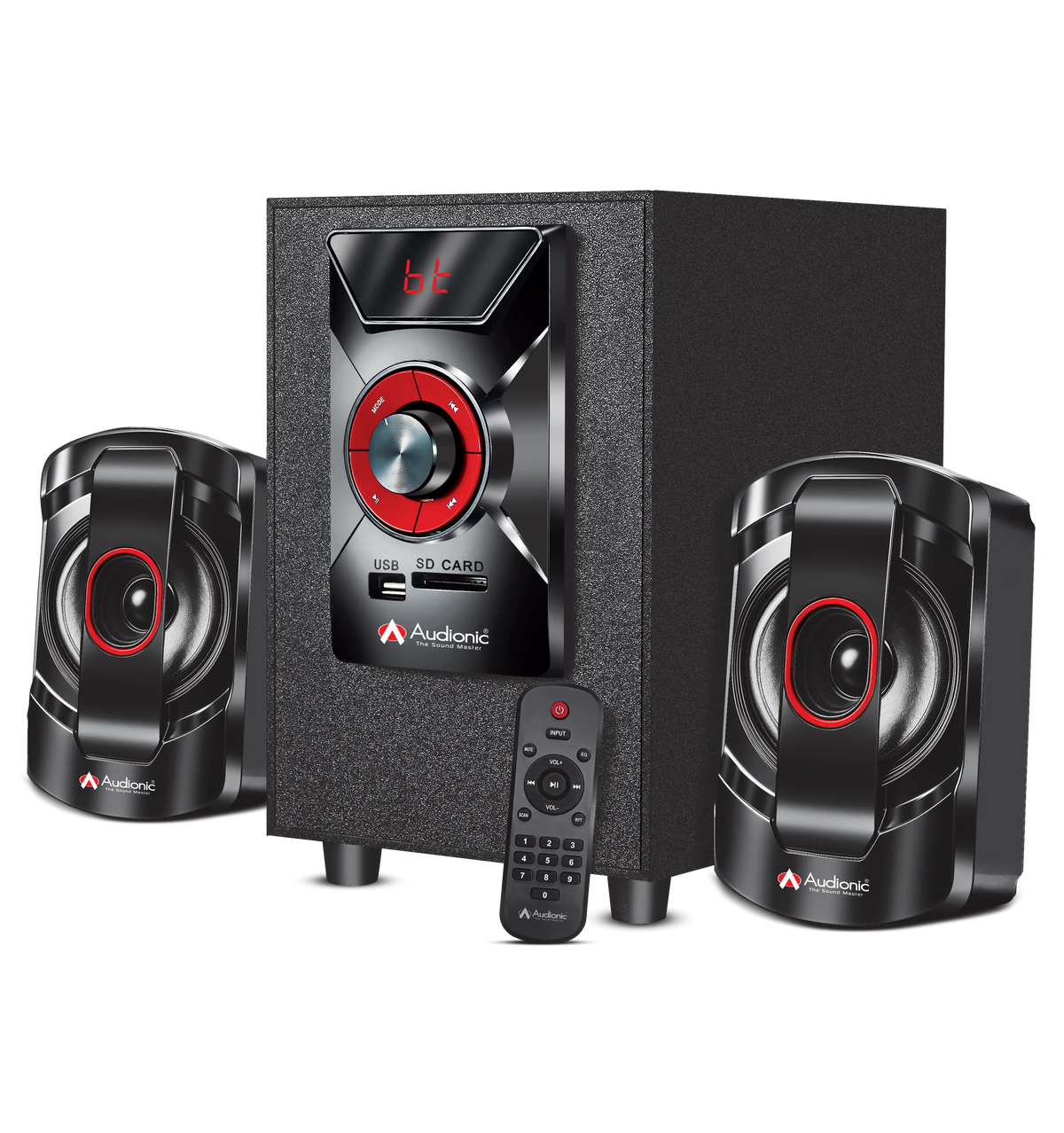 Audionic Roar 70 2.1 Channel Multimedia Speaker System with 4-Inch Subwoofer