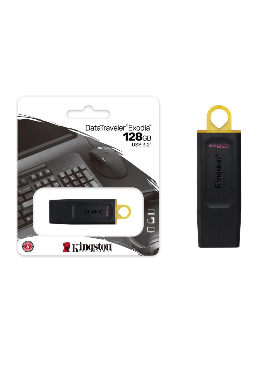 Kingston DataTraveler Exodia 128GB USB 3.2 Gen 1 Flash Drive