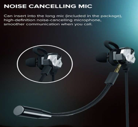 Altec Lansing ALBH9609 In-Ear Gaming Earbuds with Dual Microphone & In-Line Control