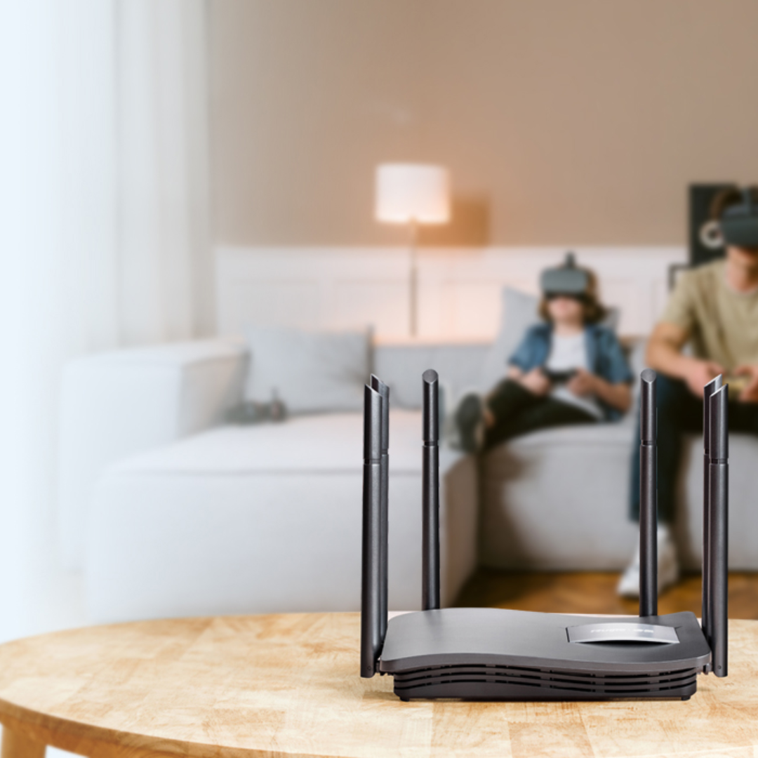 Hikvision DS-3WR3N 300Mbps Wireless N Router (Dual 5dBi High-Gain Antennas, Multi-Mode, 2.4GHz)