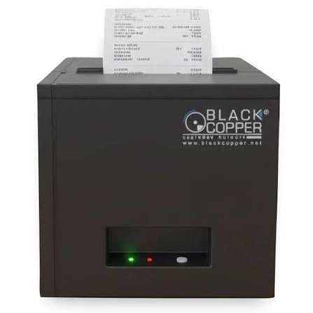 Black Copper BC-88AC 80mm Thermal Receipt Printer (Direct Thermal, Heavy-Duty Auto Cutter, 200mm/s High Speed, USB/Serial POS Printer)