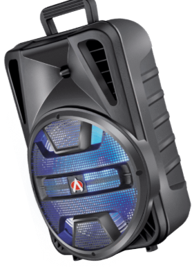 Audionic Mehfil MH-701 Plus Portable Bluetooth Trolley Speaker with Wireless Mic