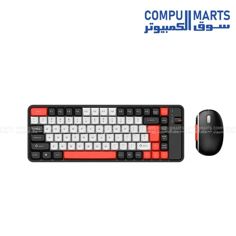 QW07 Wireless Keyboard and Mouse Combo Set (2.4GHz Ultra-Slim Ergonomic Design, Imported Stock)