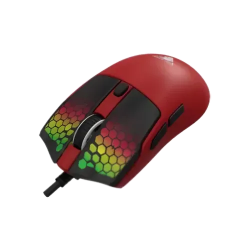 Jedel GM693 6D Wired RGB Gaming Mouse (7200 DPI Optical Sensor, 6 Programmable Buttons, 1.5m Braided Cable, New China Import)
