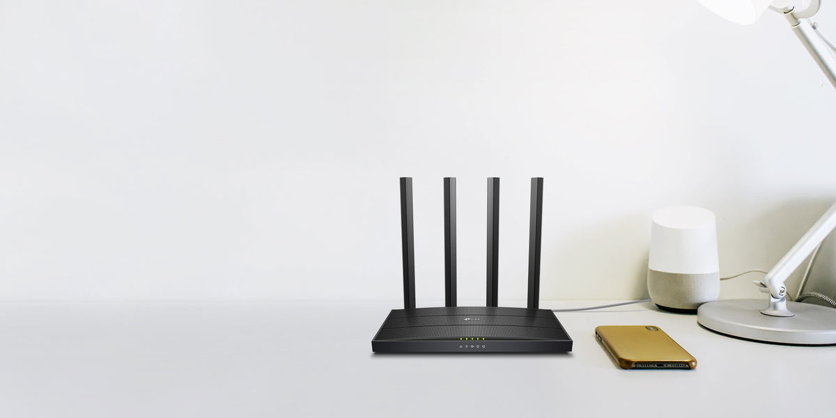 AC1200 Dual-Band Wireless MU-MIMO Gigabit Wi-Fi Router (1200Mbps, High-Gain Antennas, Full Gigabit Ports)