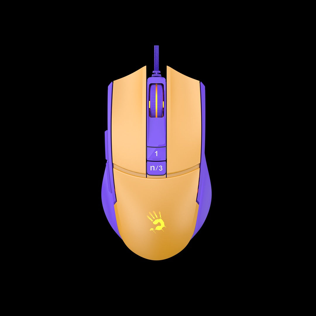 Bloody L65 Max Lightweight RGB Esports Gaming Mouse (BC3332-A Sensor, 12000 CPI, 4MB Memory)