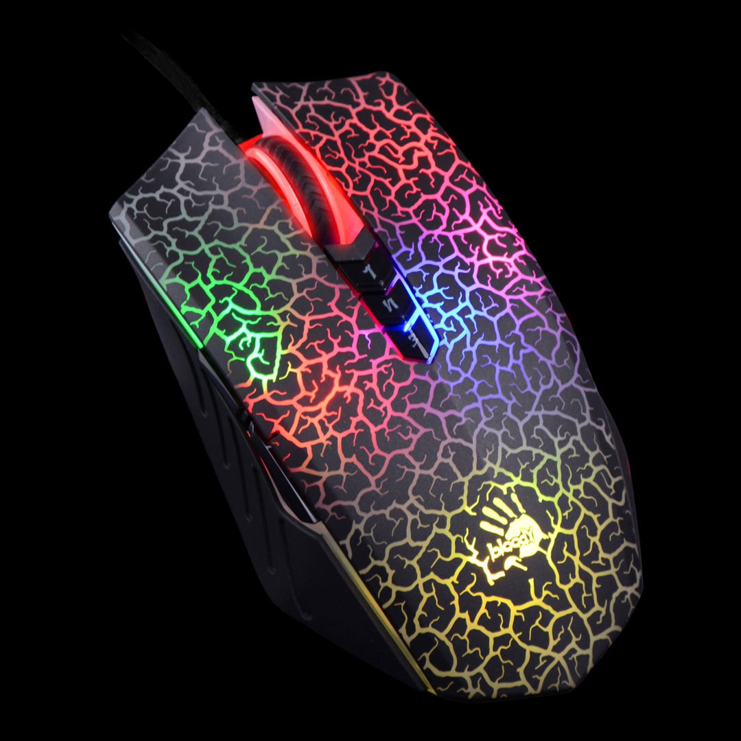 Bloody A70 Light Strike Optical Gaming Mouse (Infrared Micro-Switch, 4000 CPI, 8 Programmable Buttons)