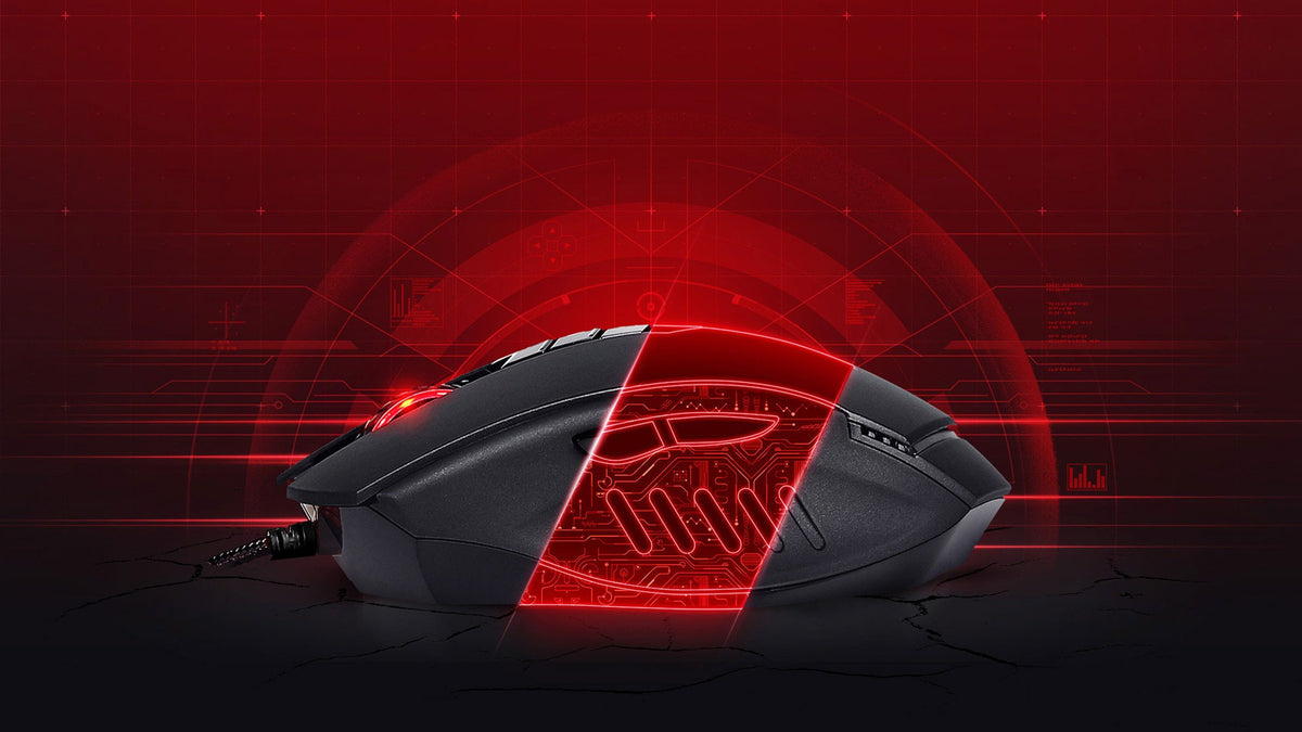 Bloody V8M Ultra Gaming Mouse (Multi-Core Gun3, Metal X'Glide Armor Boot, 3200 CPI)