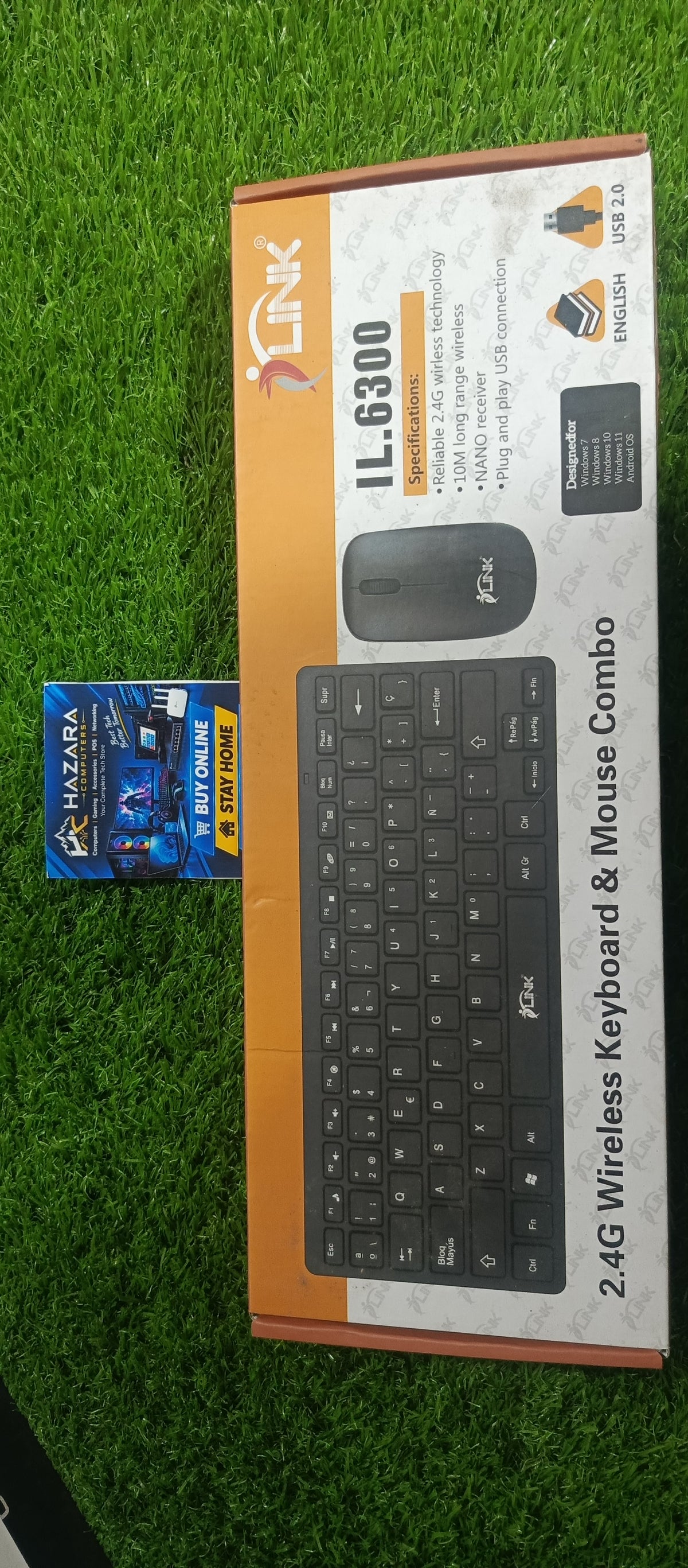 iLink IL-6300 2.4G Wireless Keyboard & Optical Mouse Combo Set