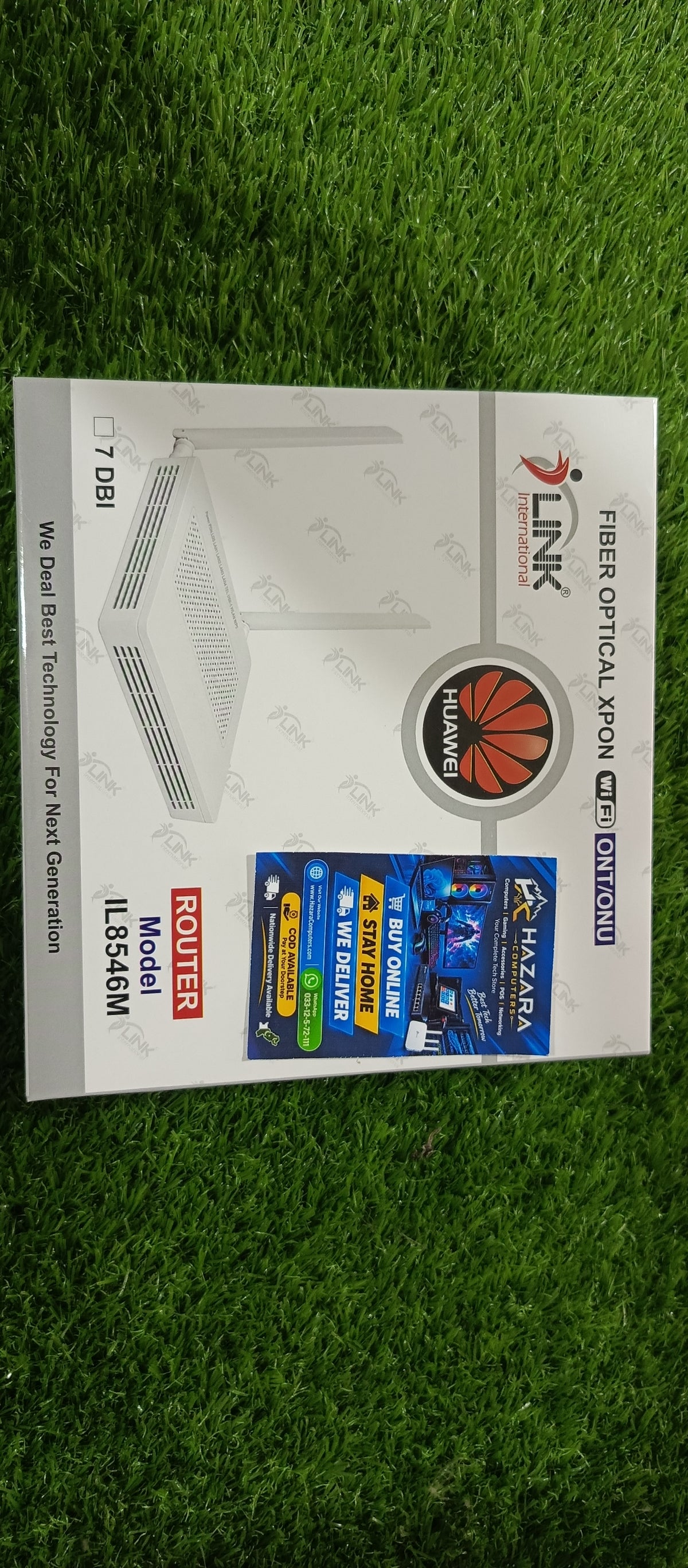 Huawei HG8546M XPON Fiber Optic Router Modem (GPON / EPON Auto-Matching, 1 GE + 3 FE + 1 POTS + 1 USB + Wi-Fi)