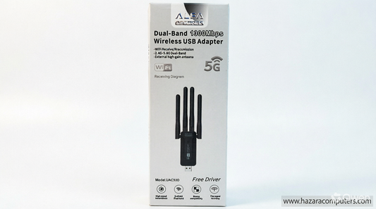 ALFA Network UAC33D Dual Band 1300Mbps USB 3.0 Wi-Fi Adapter with 4 High-Gain Antennas