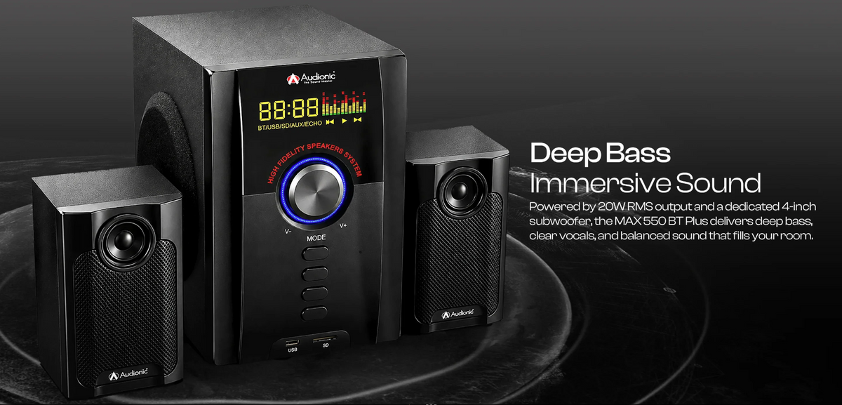 Audionic MAX 550 BT PLUS