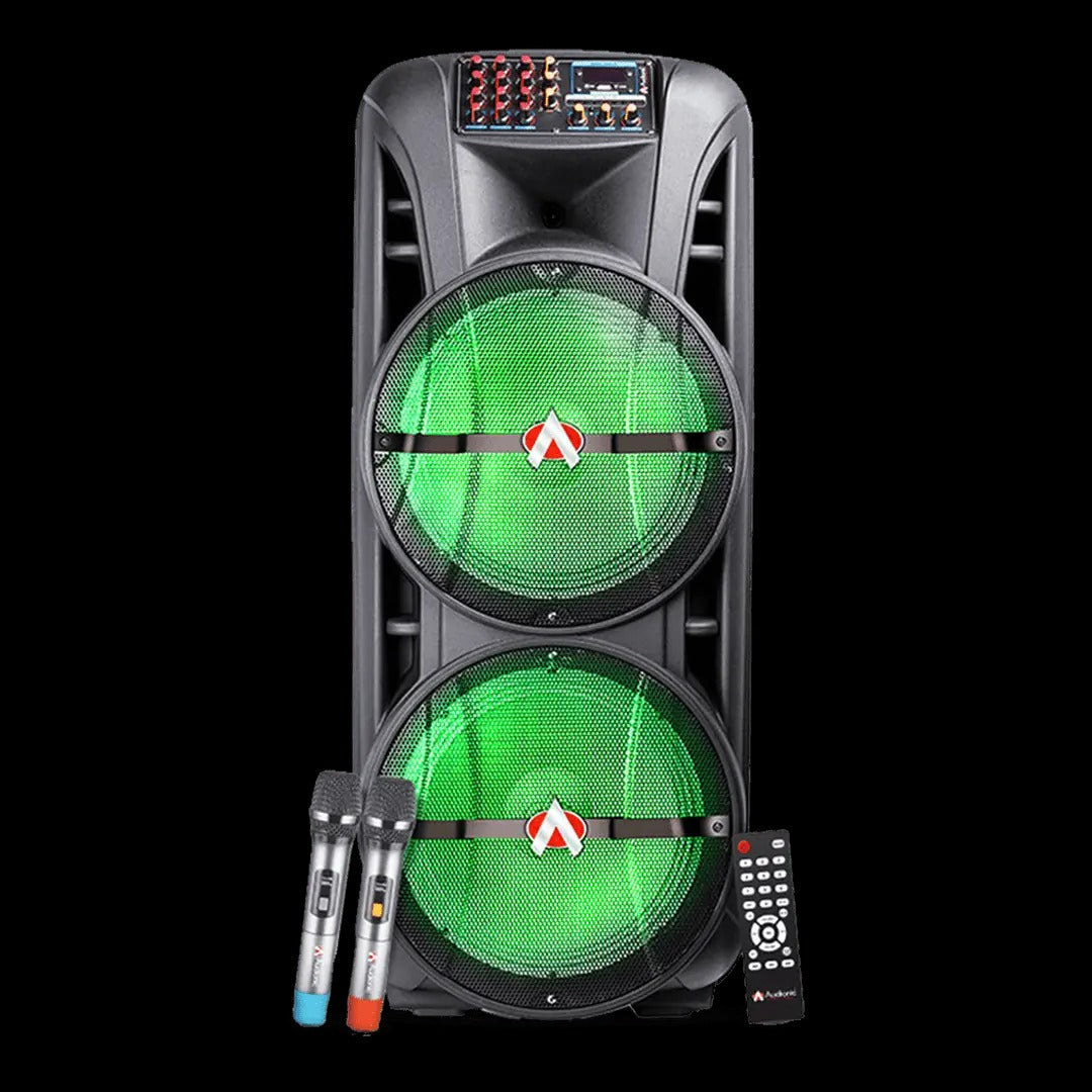 Audionic Mehfil MH-1515 Advance Double 15-Inch Portable Trolley Speaker
