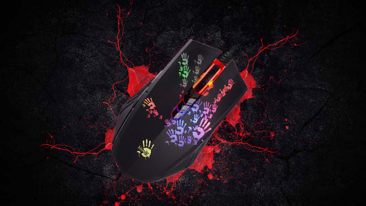 Bloody A60 Light Strike Optical Gaming Mouse (Infrared Micro-Switch, 4000 CPI, 8 Programmable Buttons)