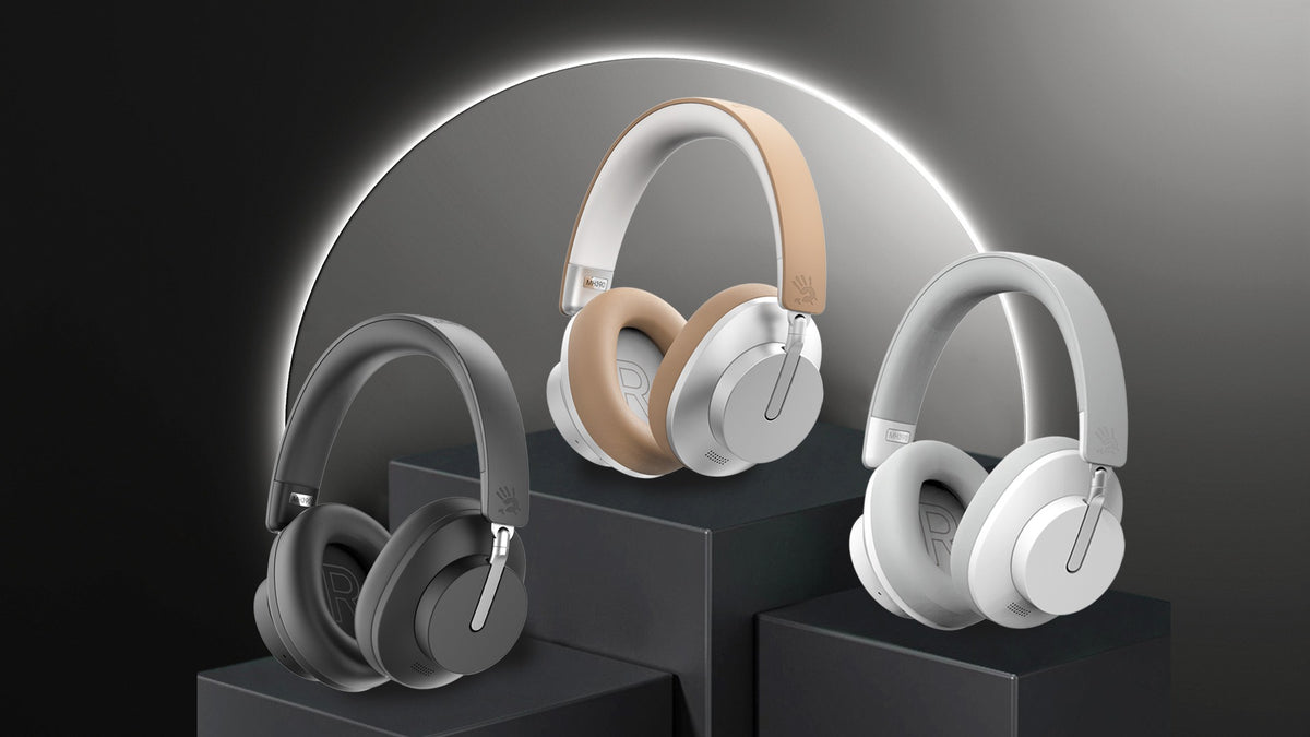 Bloody MH390 Bluetooth v5.3 Wireless Headset (40mm M.O.C.I. Drivers, 35H Battery, ENC Mic)