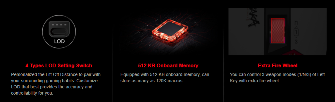 Bloody W95 Max Naraka Extra Fire RGB Optical Gaming Mouse (12,000 CPI Sensor, BC3332-A Engine, Extra Fire Wheel)