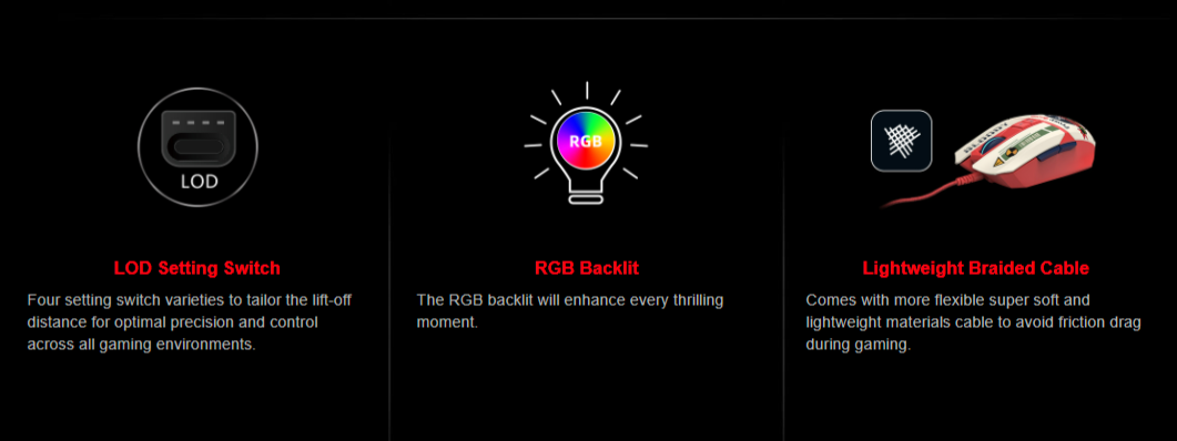 Bloody W63 Max RGB Optical Gaming Mouse (10,000 CPI Sensor, BC3332-A Engine, 8 Programmable Buttons)