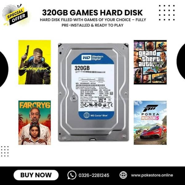 Preloaded Gaming Hard Drives & Internal PC Storage