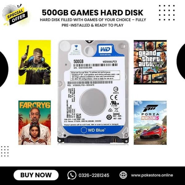 Preloaded Gaming Hard Drives & Internal PC Storage