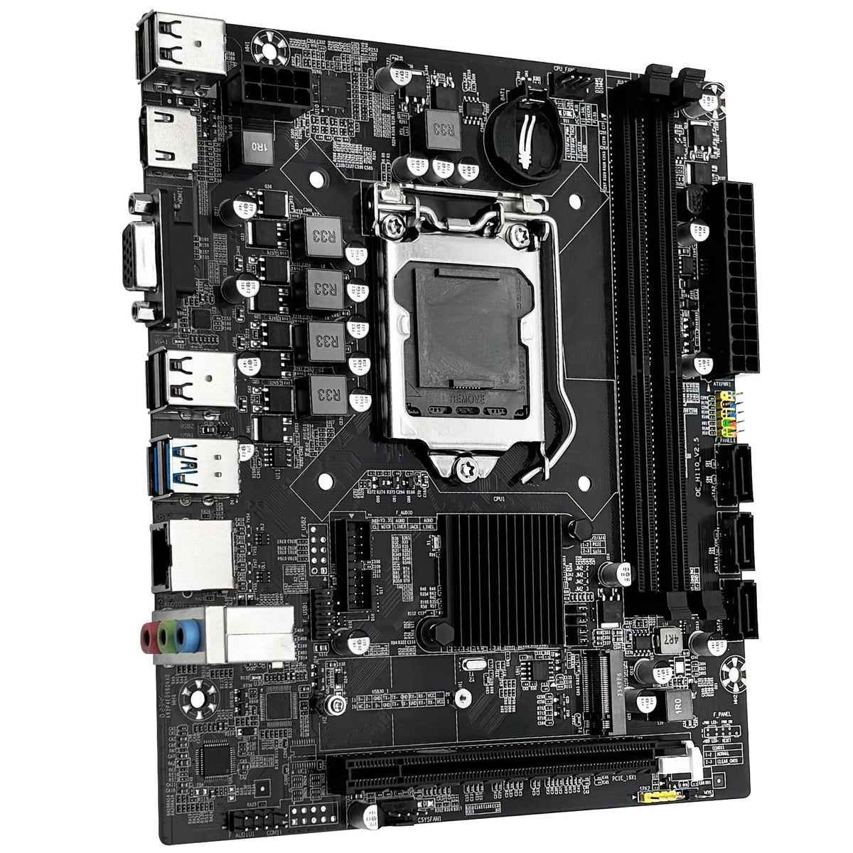Gaming MotherBoard H110 LGA 1151 DDR4 Micro-ATX Motherboard (6th & 7th Gen Supported, Used / Refurbished Mix Brands)