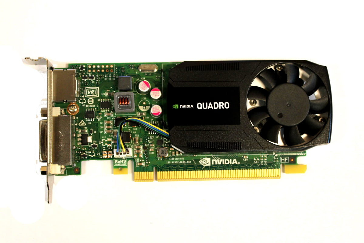 Nvidia Quadro K620 2GB DDR3  Graphics Card (DisplayPort, DVI, Low Profile Compatible, Used Branded Lot)