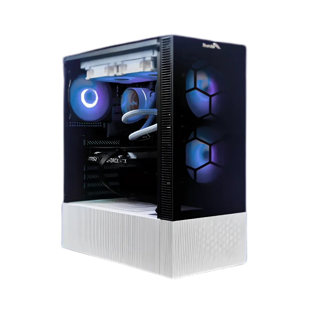 Thunder X-Star TGS-621 / TGC-621 ATX Mid-Tower Gaming Computer Case (Dual Tempered Glass Showcase, 3 Pre-Installed ARGB Fans, High Airflow Layout)