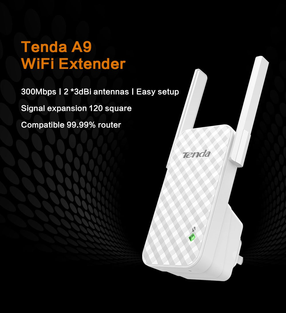 Tenda A9 Wireless N300 Universal Wi-Fi Range Extender