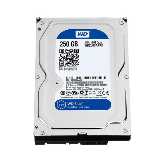 Branded 250GB 3.5" SATA Desktop Internal Hard Drive (Used / Tested)