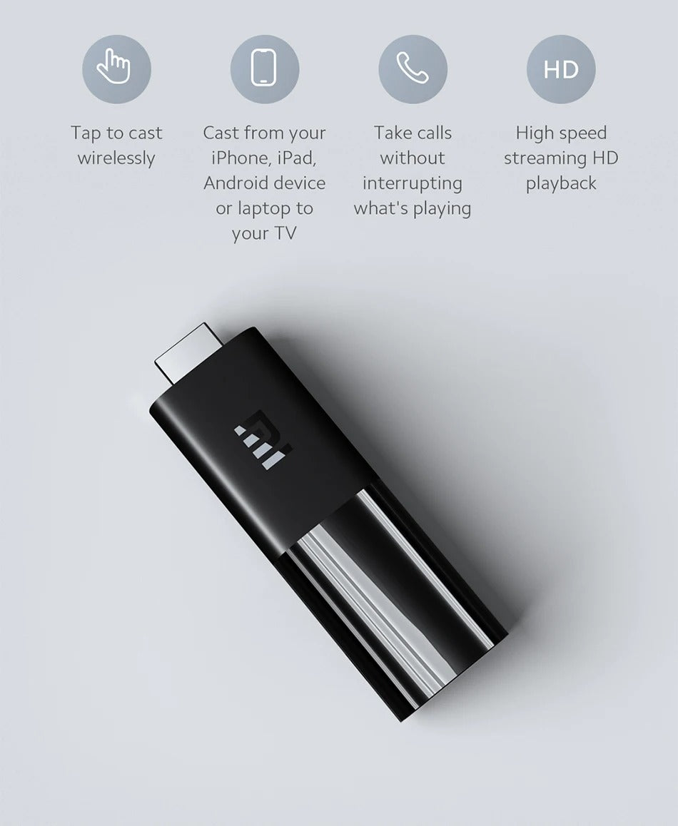Xiaomi Mi TV Stick 4K Streaming Device (2GB RAM, 8GB Storage, Android TV / Google TV)