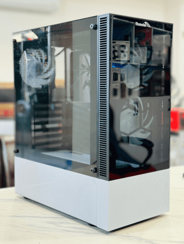 Thunder X-Star TGS-621 / TGC-621 ATX Mid-Tower Gaming Computer Case (Dual Tempered Glass Showcase, 3 Pre-Installed ARGB Fans, High Airflow Layout)